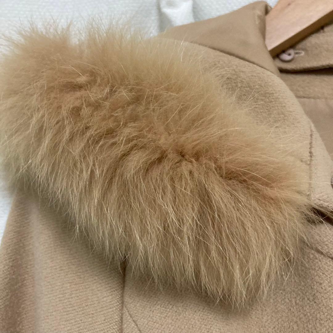 レッセパッセ フード付きノーカラーコート