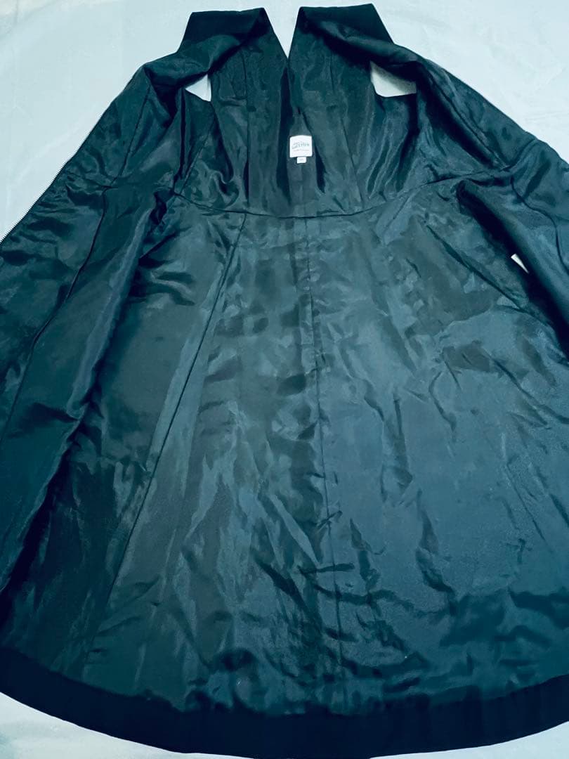 Jean Paul GAULTIER ワンピース 黒 ジップデザイン 40