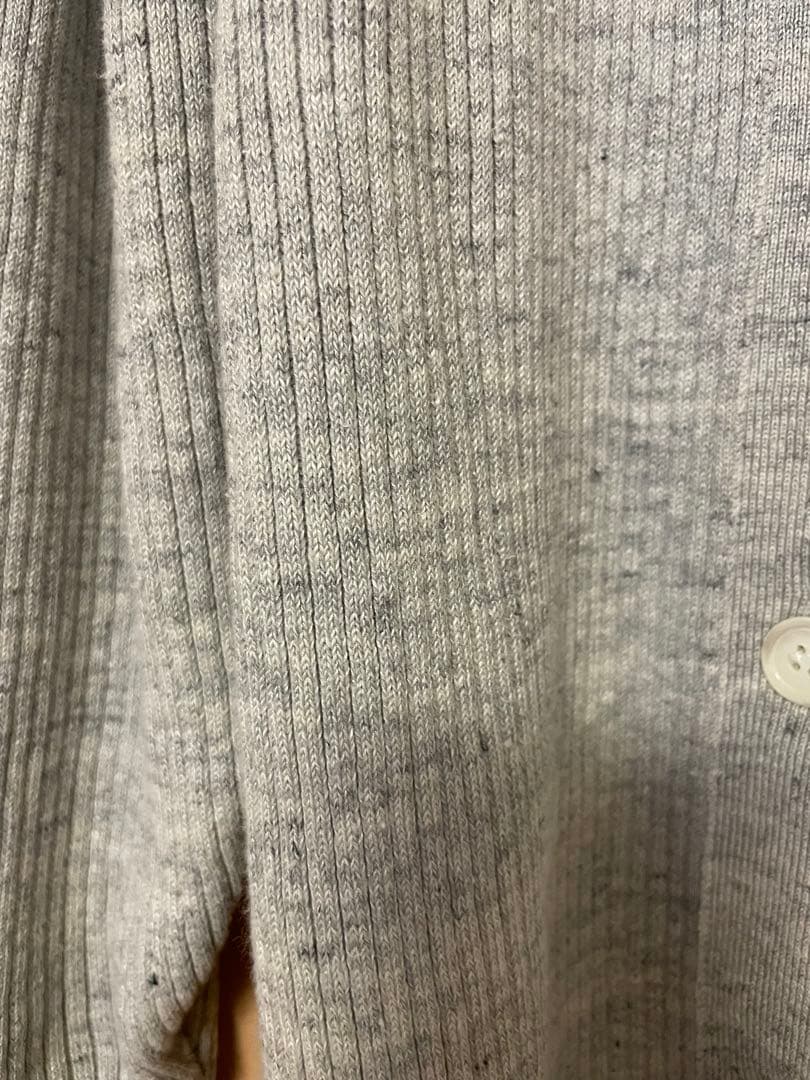 PLAGE jazz linen rib カーディガン　リネン