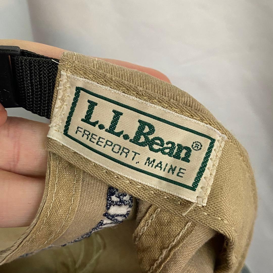 希少 80's L.L.Bean 刺繍 2トーン キャップ アウトドア