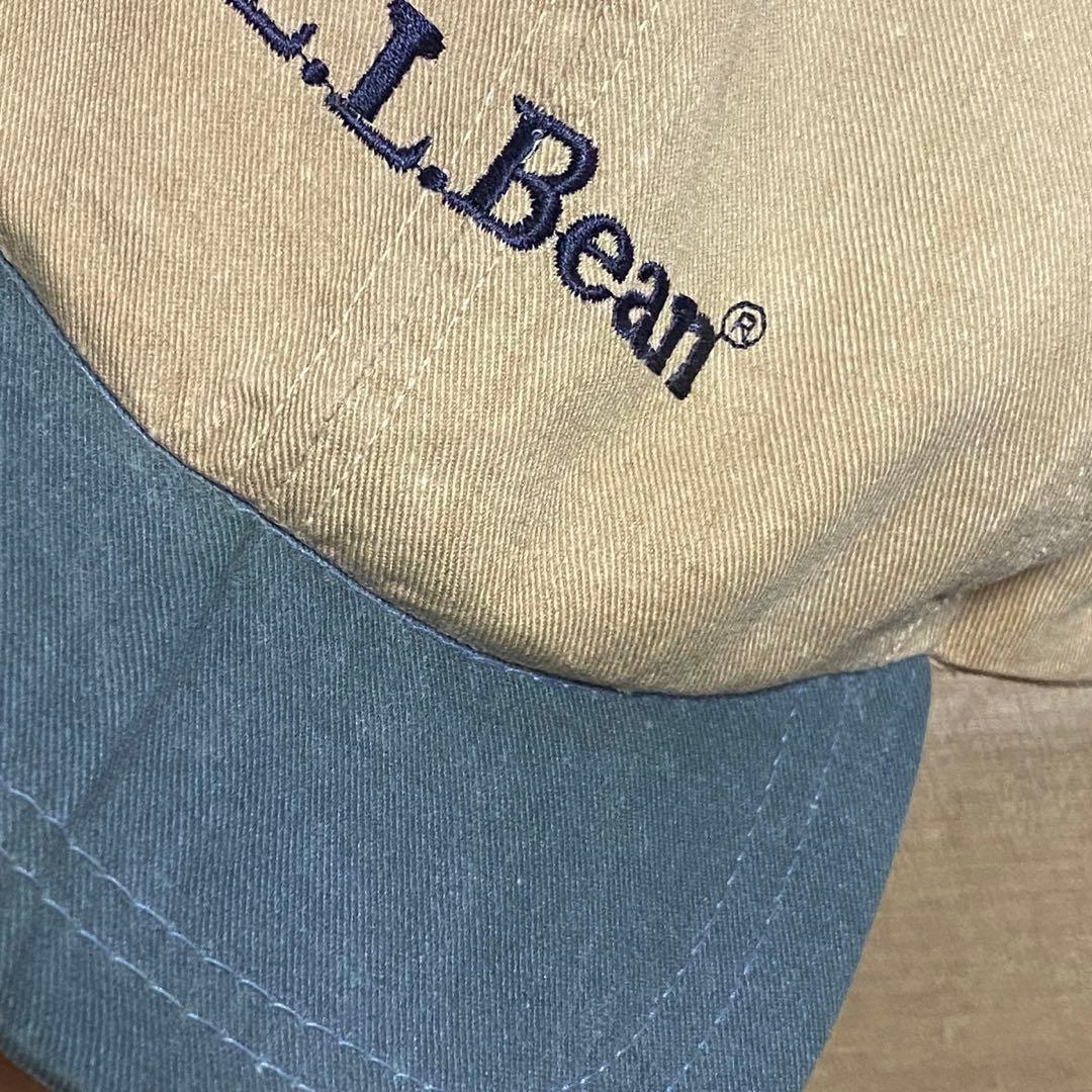 希少 80's L.L.Bean 刺繍 2トーン キャップ アウトドア