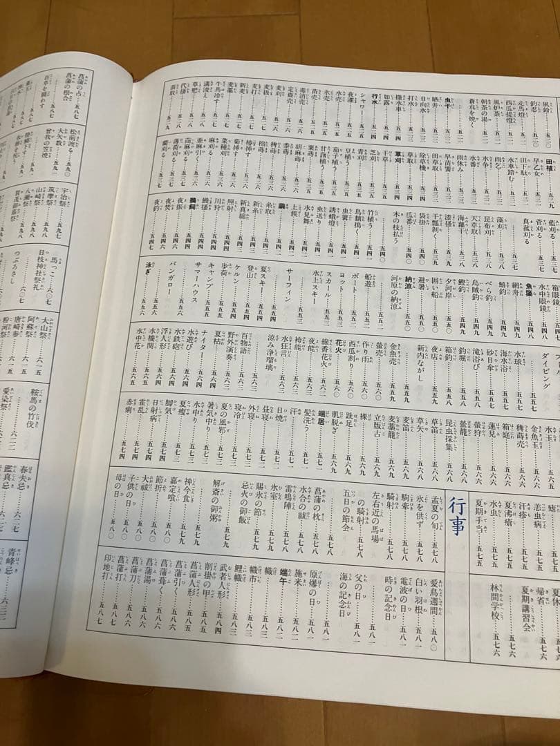 「カラー図説　日本大歳時記　座右版」