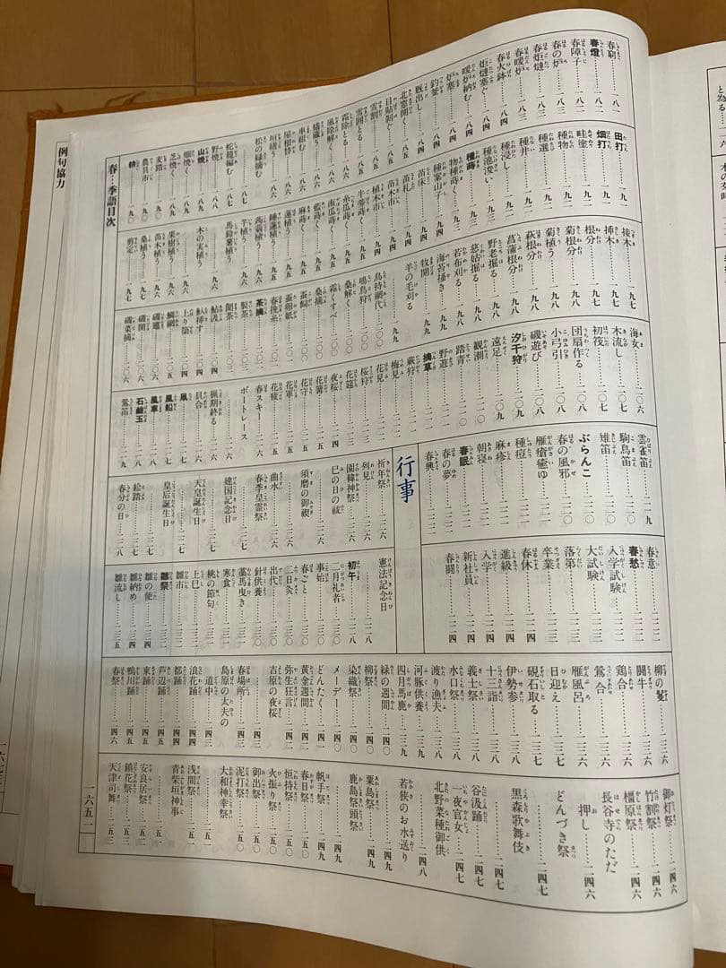 「カラー図説　日本大歳時記　座右版」