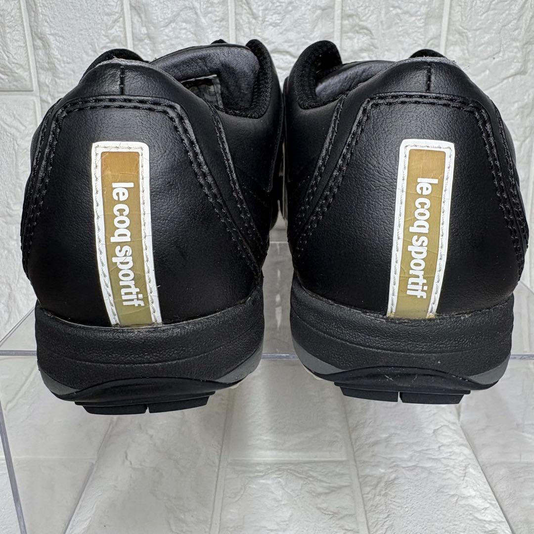 【新品タグ付】 le coq sportif ゴルフシューズ 23.5cm 黒