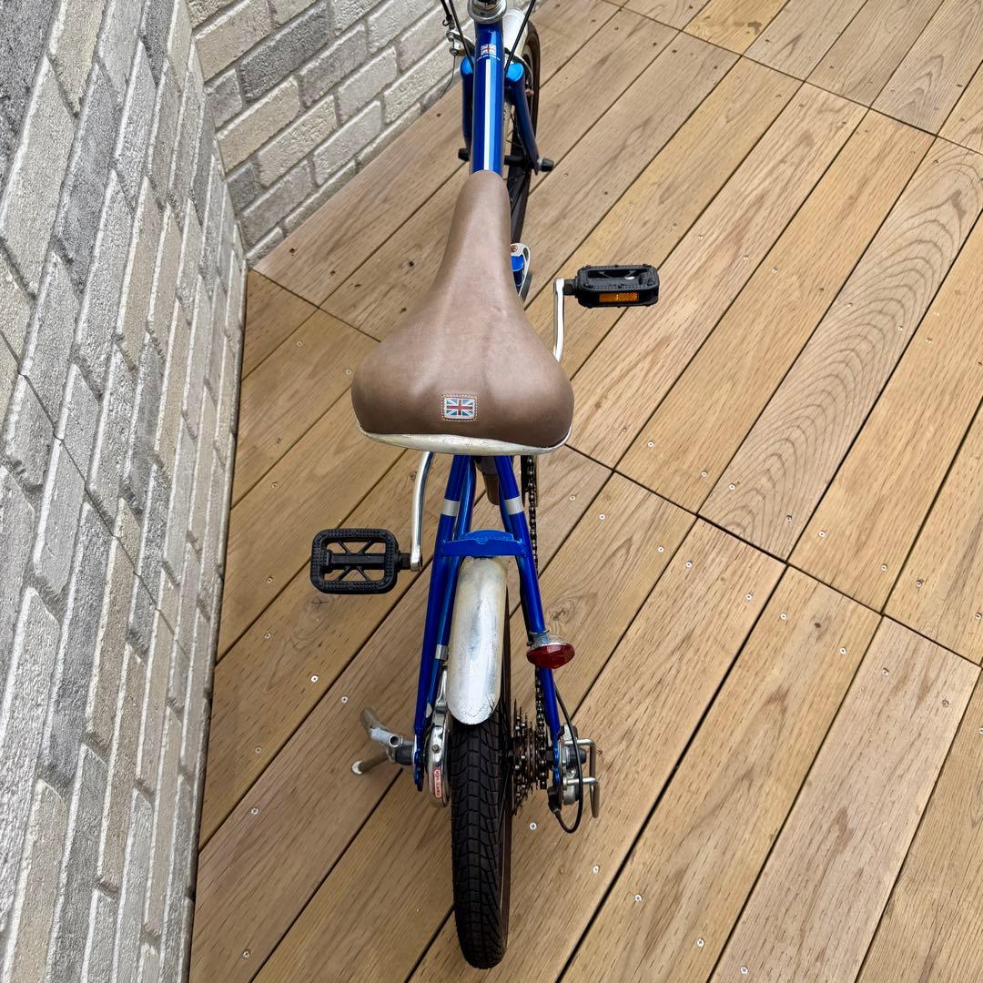 折りたたみ MINI自転車 青