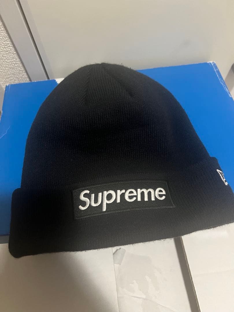 Supreme ニット帽 ブラック