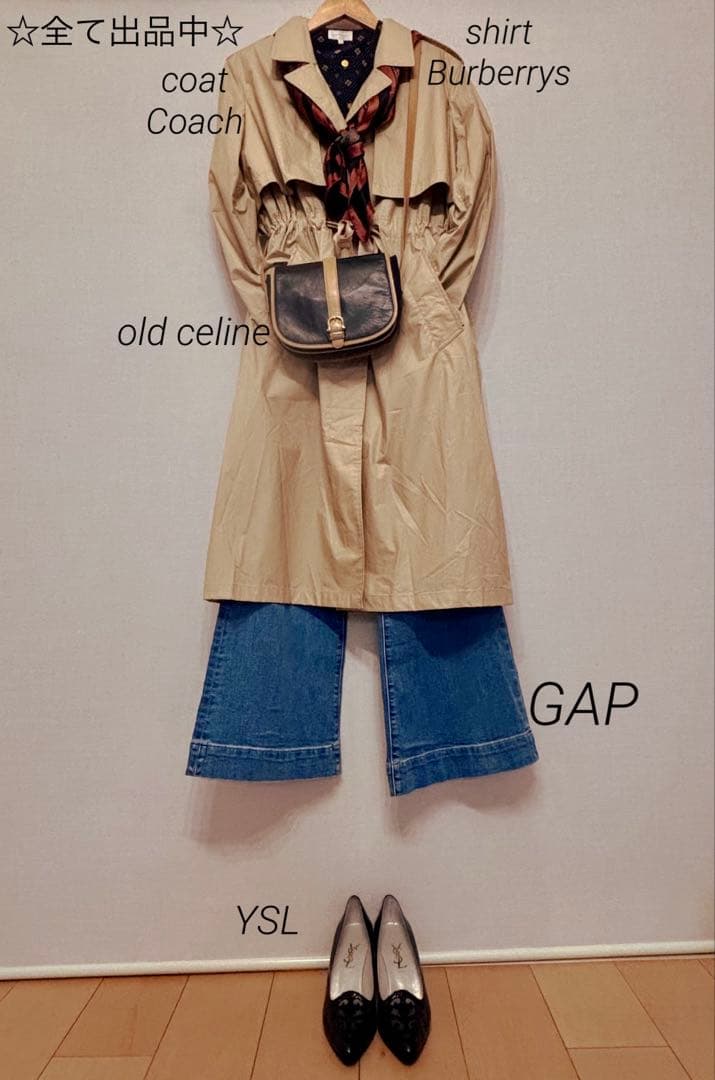 新品☆Coach スプリング レイン トレンチコート ベージュ タグ付