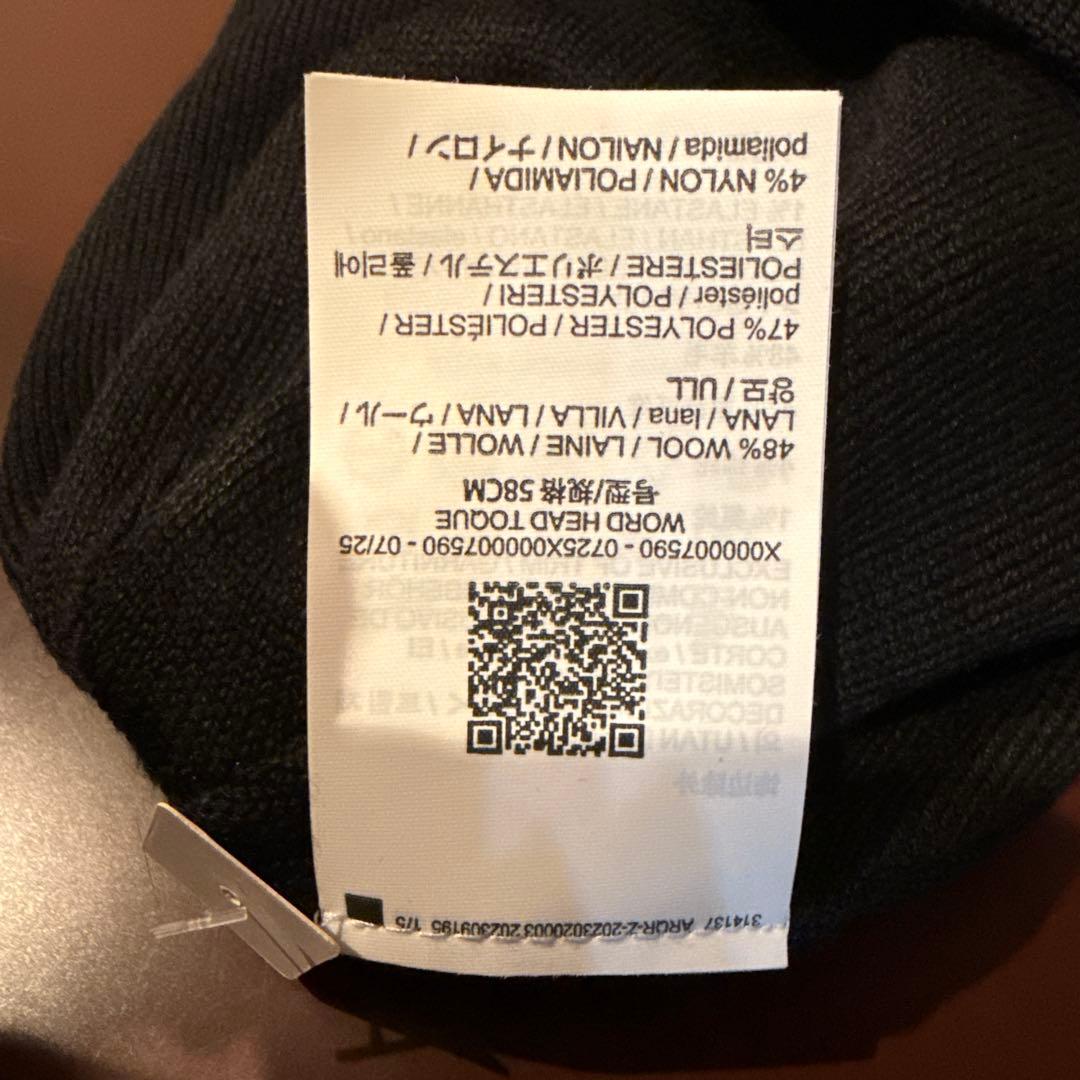 新品未使用タグ付　arc'teryx ワード ヘッド トーク ビーニー値下げ不可