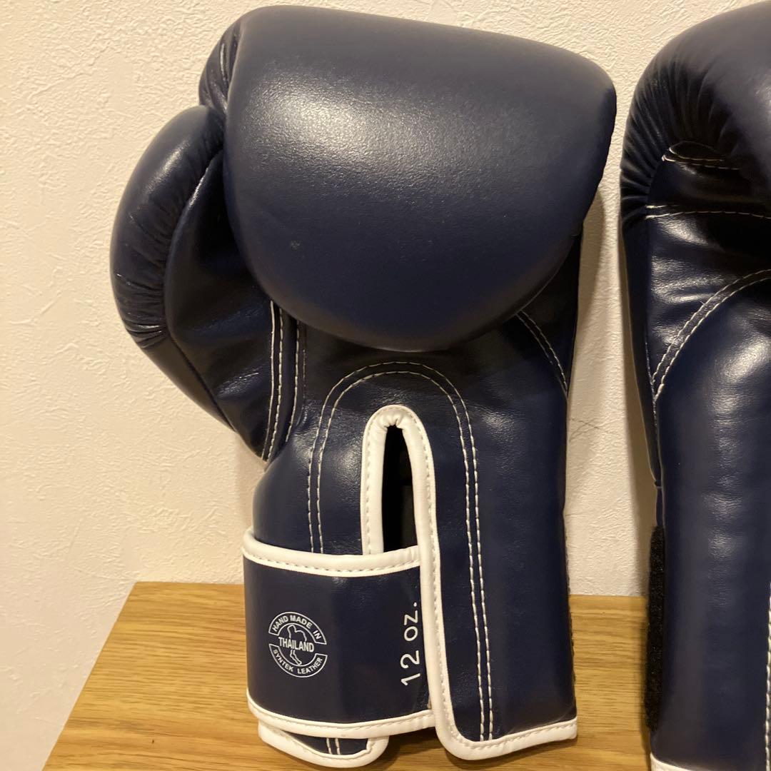 試着のみFairtex ボクシンググローブ ネイビー12oz.
