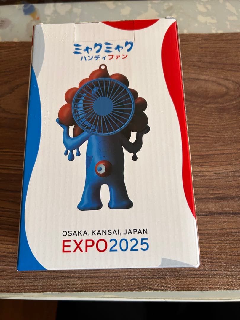 ミャクミャク HANDY FAN EXPO2025 新品未開封！