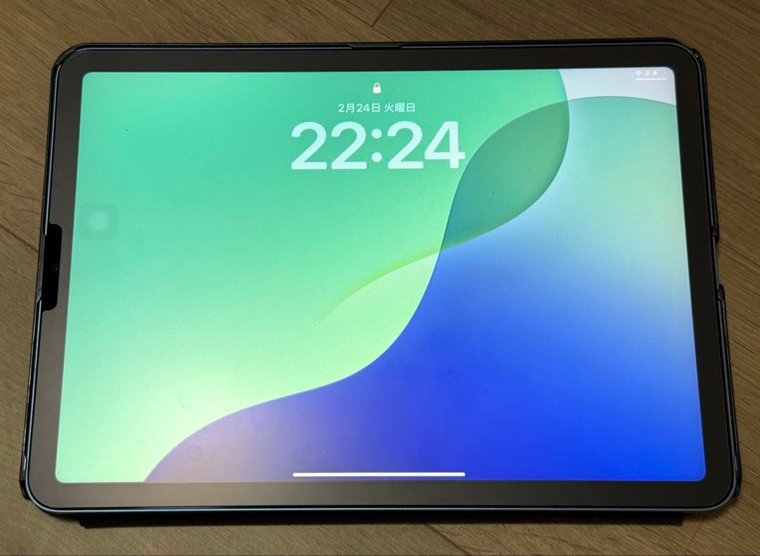 美品　Apple iPad Air 第5世代ブルー 64GB 箱・カバー付き