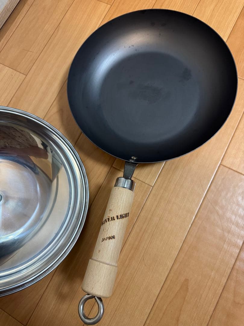 未使用　リバーライト 28cm フライパン 蓋付き ガス・IH対応