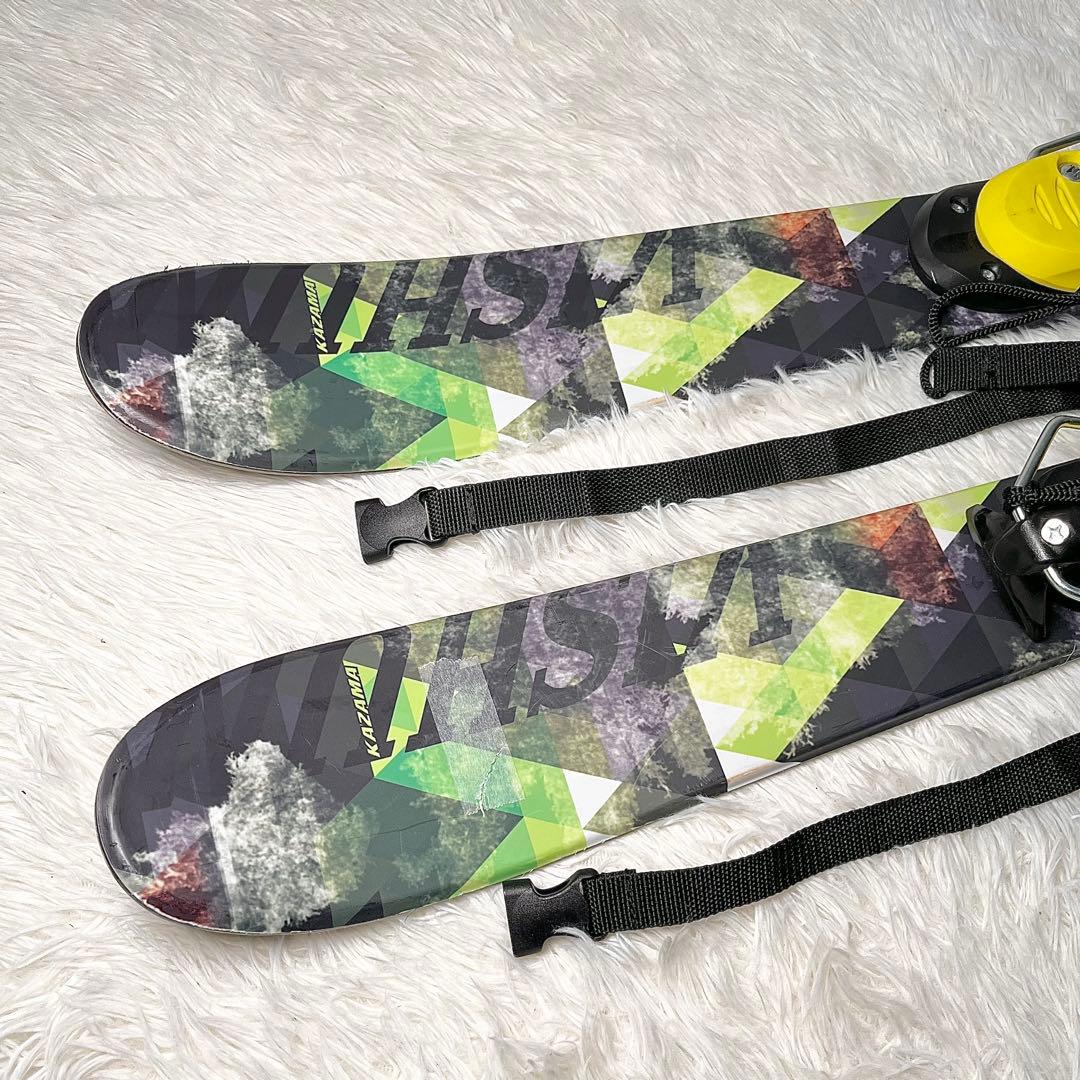 【美品】KAZAMA VISHUN ショートスキー 99cm 使用数回