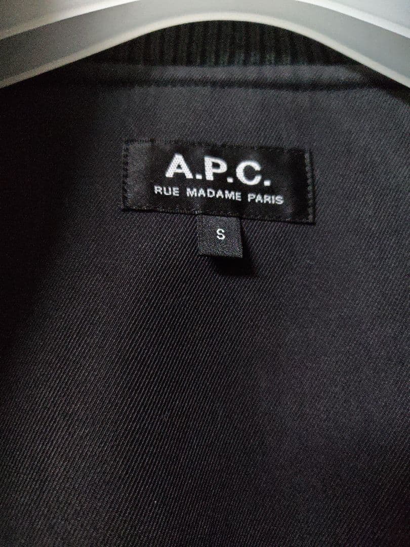 A.P.C. ダークネイビー MA-1 フライトジャケット S