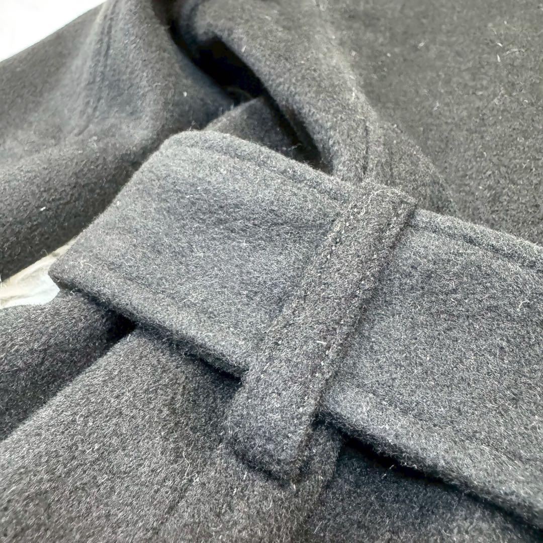 極美品✨セオリー カシミヤ100% 裏地シルク ダブル トレンチコート 黒 S