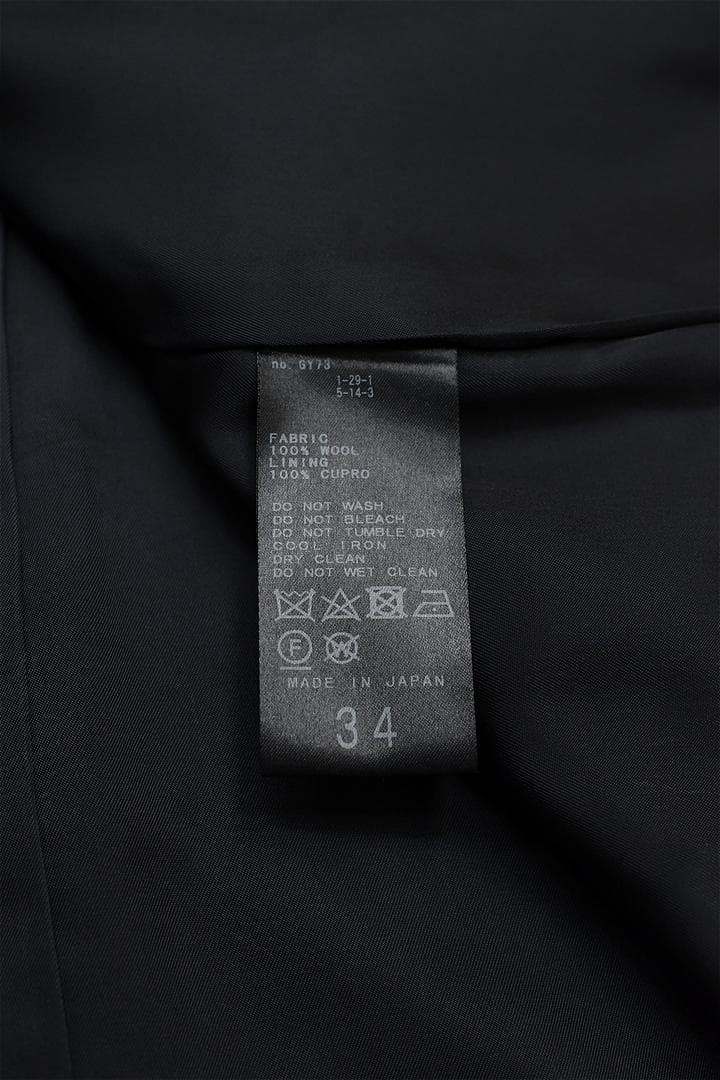 A453 IENA ダブルジャケット ブレザー 金ボタン 総裏 34 濃紺