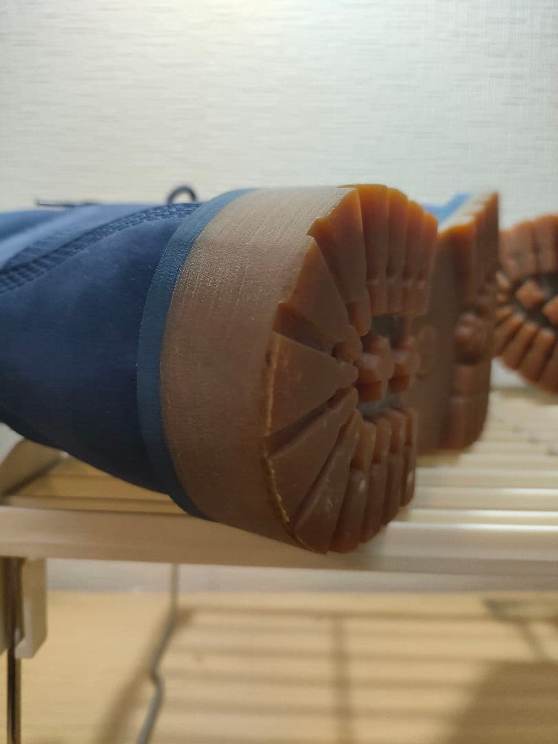 Timberland プレミアムブーツ ダークブルー 24.5cm　【美品】