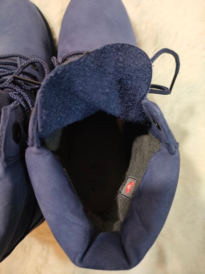 Timberland プレミアムブーツ ダークブルー 24.5cm　【美品】