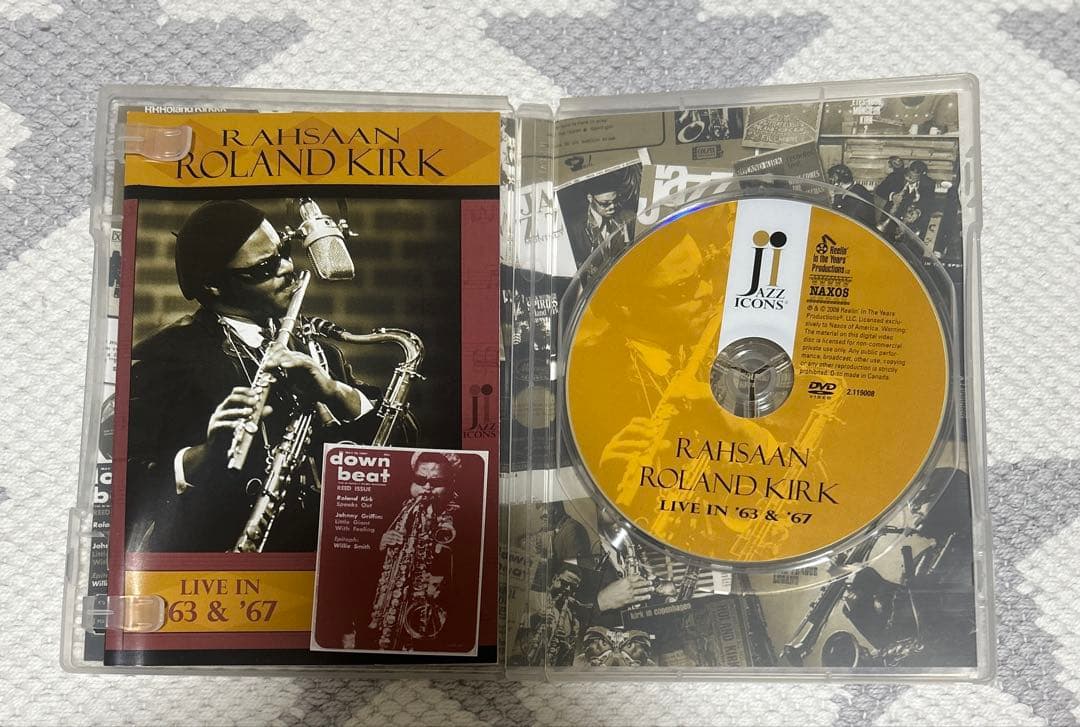 ミュージック RAHSAAN ROLAND KIRK LIVE IN '63 & '67