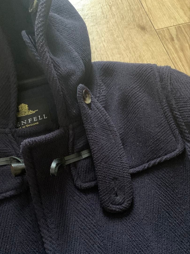 GRENFELL グレンフェル ネイビー ダッフルコート 36サイズ