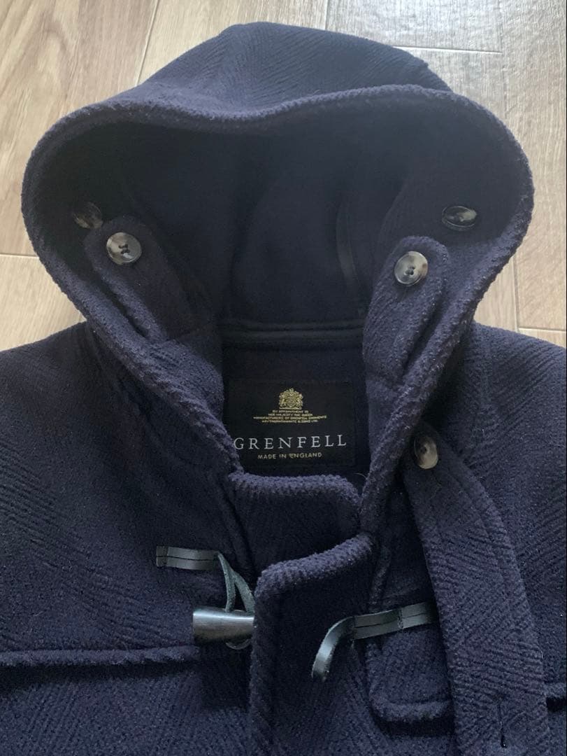 GRENFELL グレンフェル ネイビー ダッフルコート 36サイズ