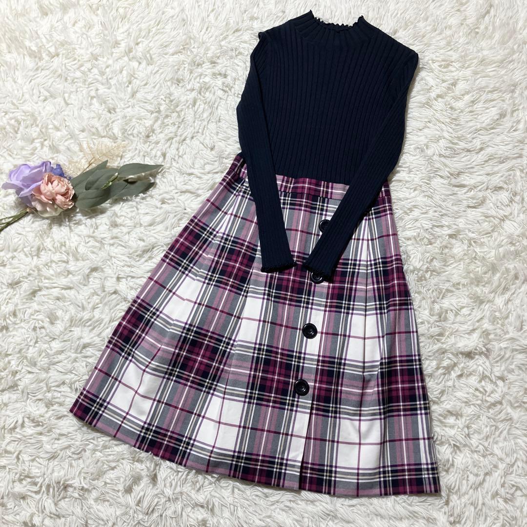 【まいまい】ブルーレーベルクレストブリッジ　ドッキングワンピース　38