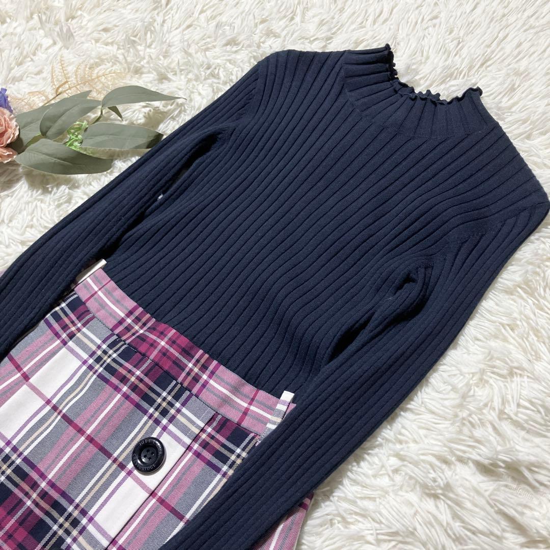 【まいまい】ブルーレーベルクレストブリッジ　ドッキングワンピース　38