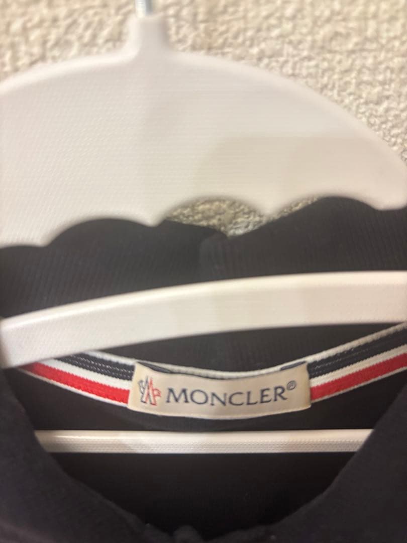 MONCLER ブラック ポロシャツ 半袖　レディースXS 美品モンクレール