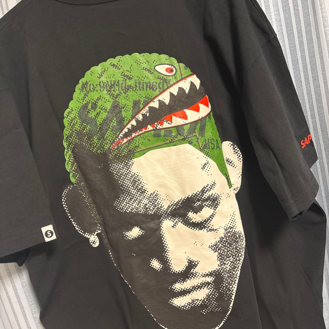 SAPEur サプール SHARK MOUTH HEAD S/S TEE XXL