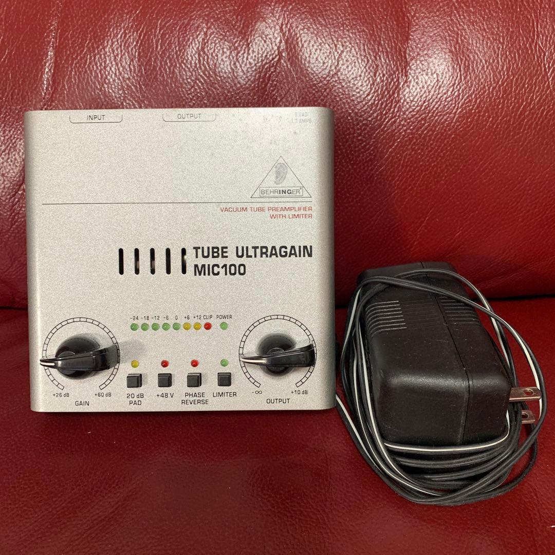 アンプ Behringer TUBE ULTRAGAIN MIC100