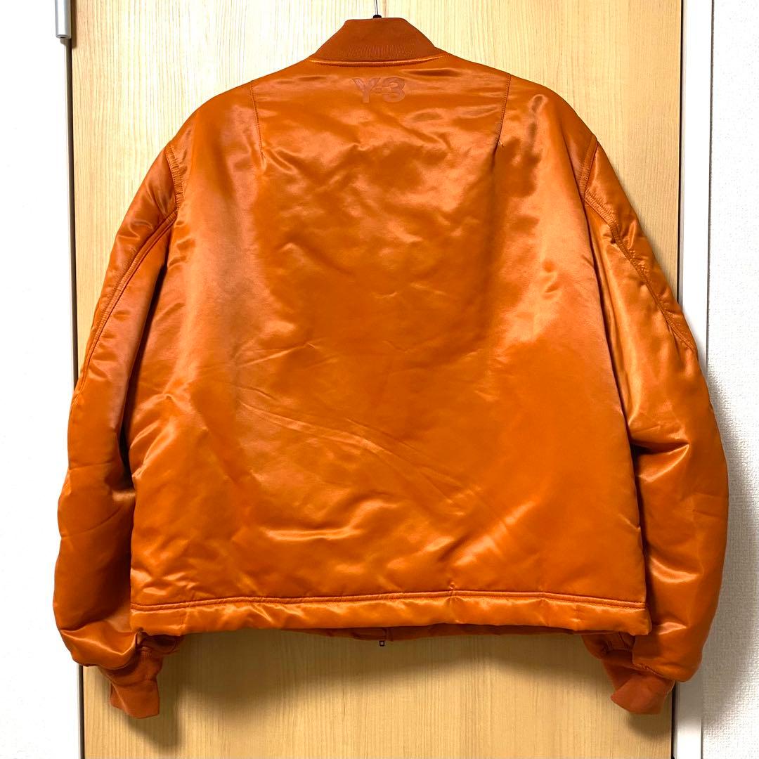 [美品Y-3]ワイスリーM CLASSICBOMBERボンバージャケットオレンジ