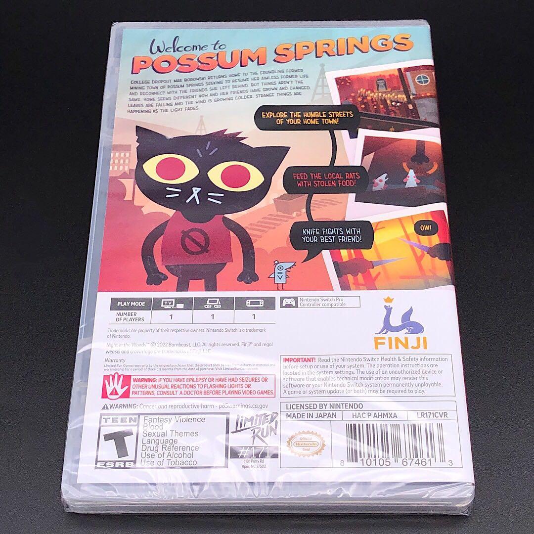 Night in the Woods ナイト・イン・ザ・ウッズ switch
