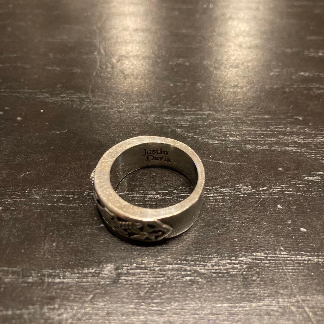 正規 Justin Davis 美品 ネックレス リング ジャスティンデイビス