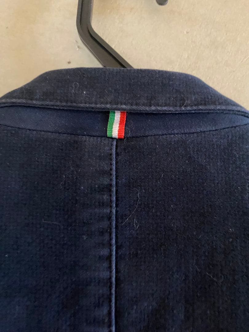 Nationality ネイビー コットン ジャケット　ラルディーニ
