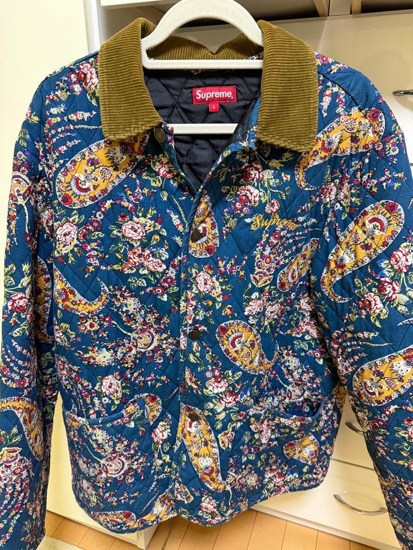 【Lレア】Supreme 19aw quilted paisley jacket