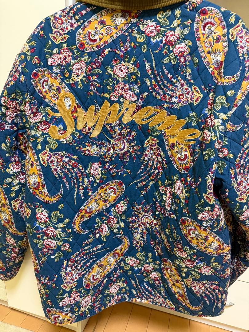 【Lレア】Supreme 19aw quilted paisley jacket