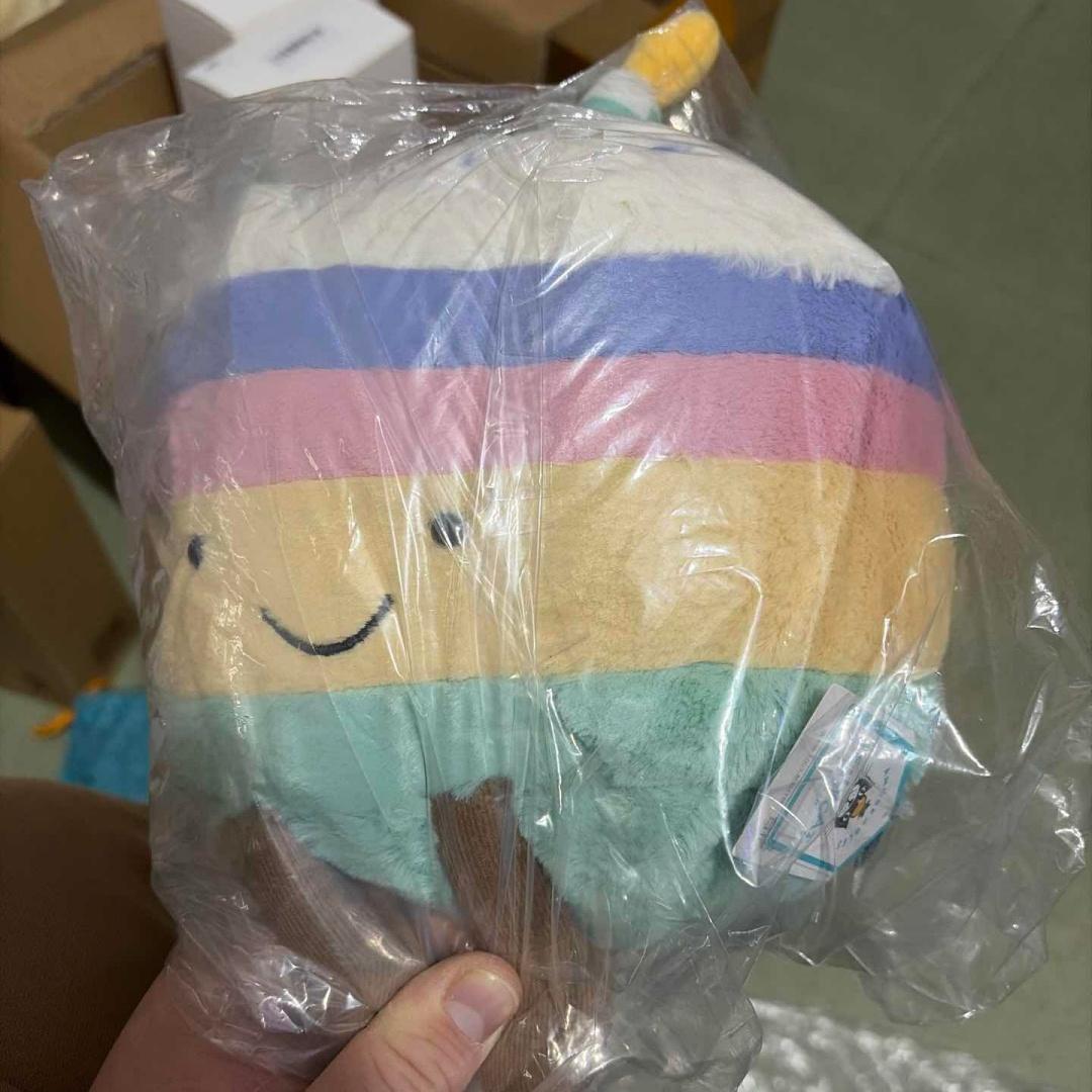  レインボーケーキ ギフト ジェリーキャットぬいぐるみ セット