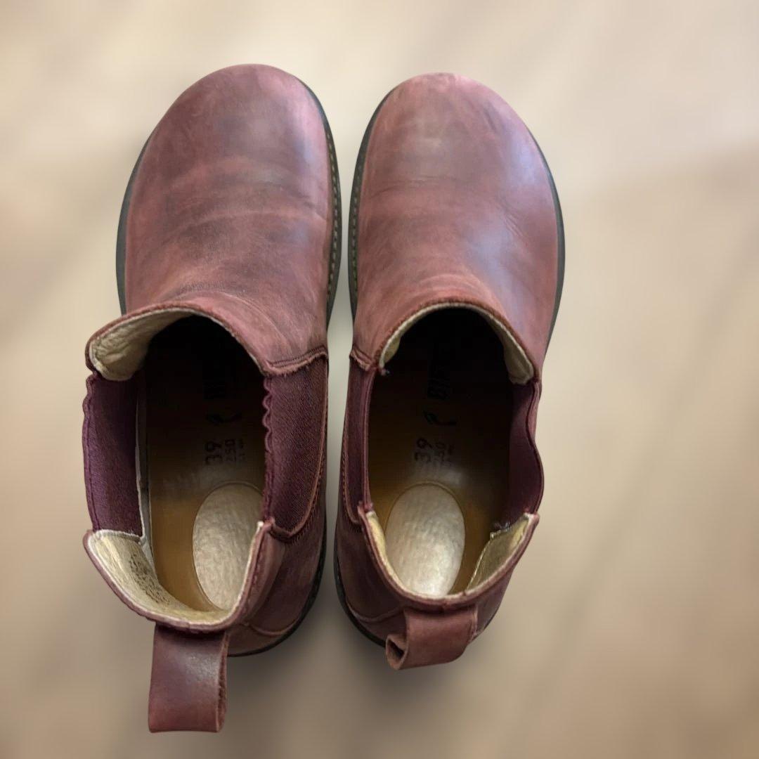 BIRKENSTOCK STALONヌバックレザーブーツ レディース 25cm