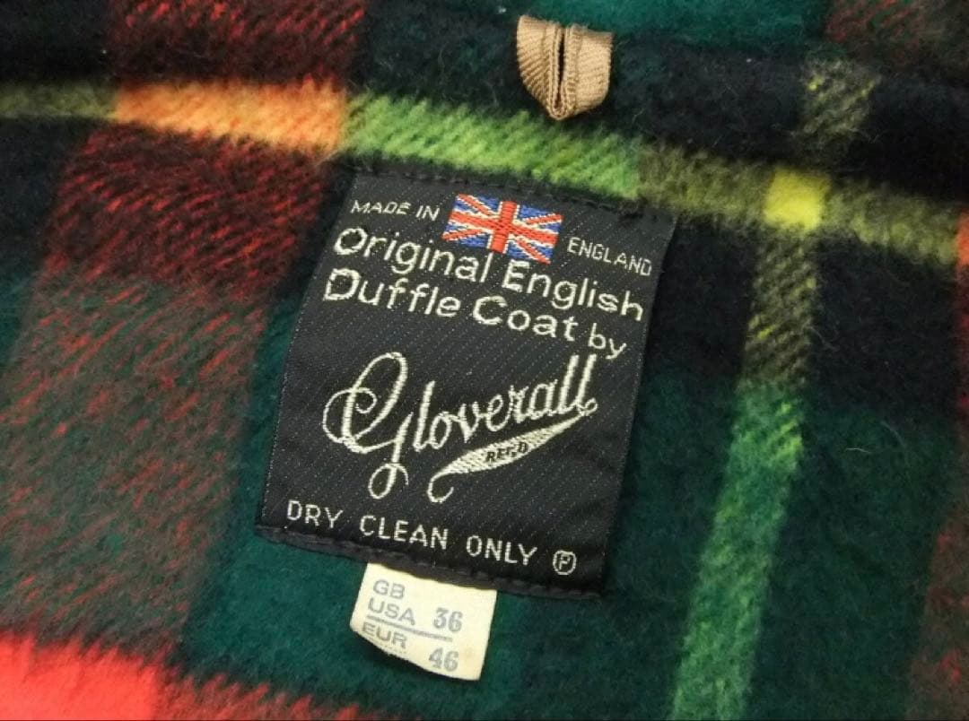 英国製　GLOVERA ALL キャメル ダッフルコート EUR46 Ｍ