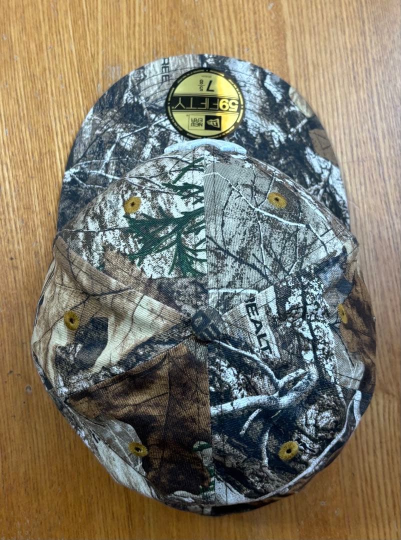 ニューエラ 59fifty 7 5/8 ヤンキース　リアルツリーカモ　キャップ