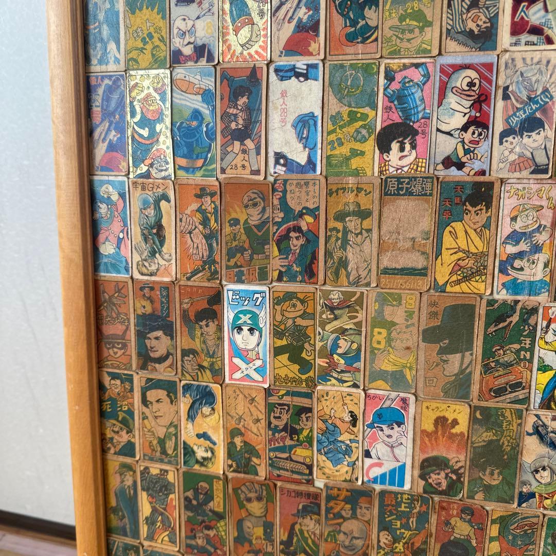 昔のめんこ額入り2点セット