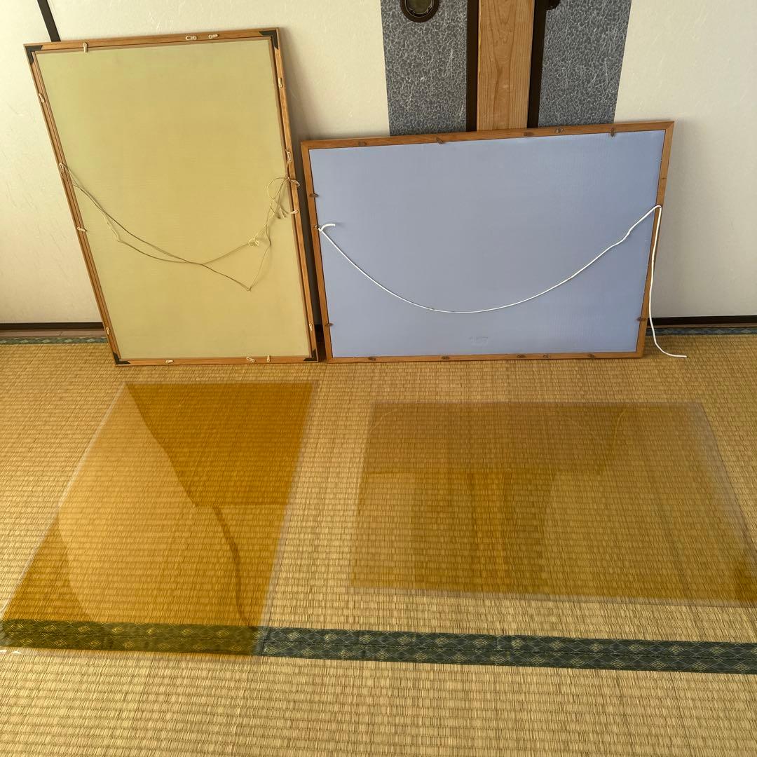 昔のめんこ額入り2点セット