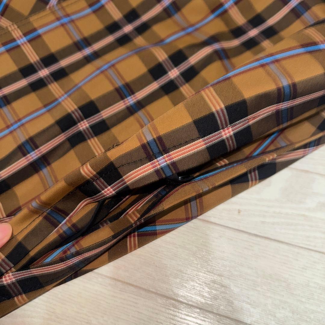 新品　ドロシーシューマッハ　チェック柄トレンチコート