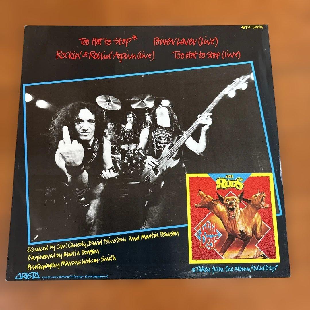THE RODS ヘヴィメタル　レコード