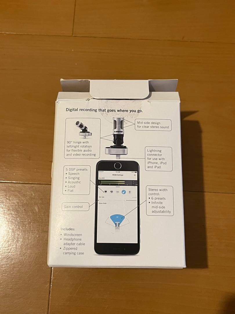 Shure mv88 コンデンサーマイク