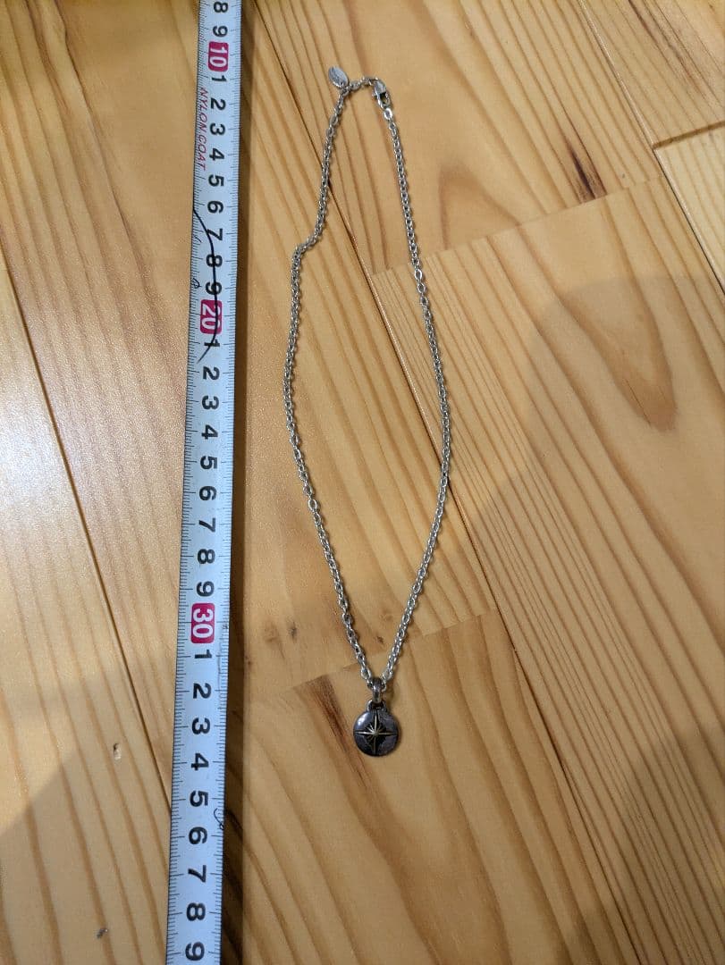 SAAD サンシンボルゴールドコンビシルバーネックレス