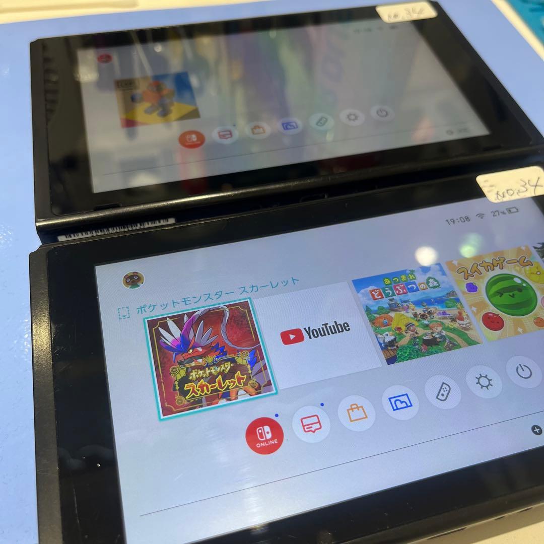 ☆Nintendo Switch☆本体☆2台セット☆現状問題無1台☆一応ジャンク