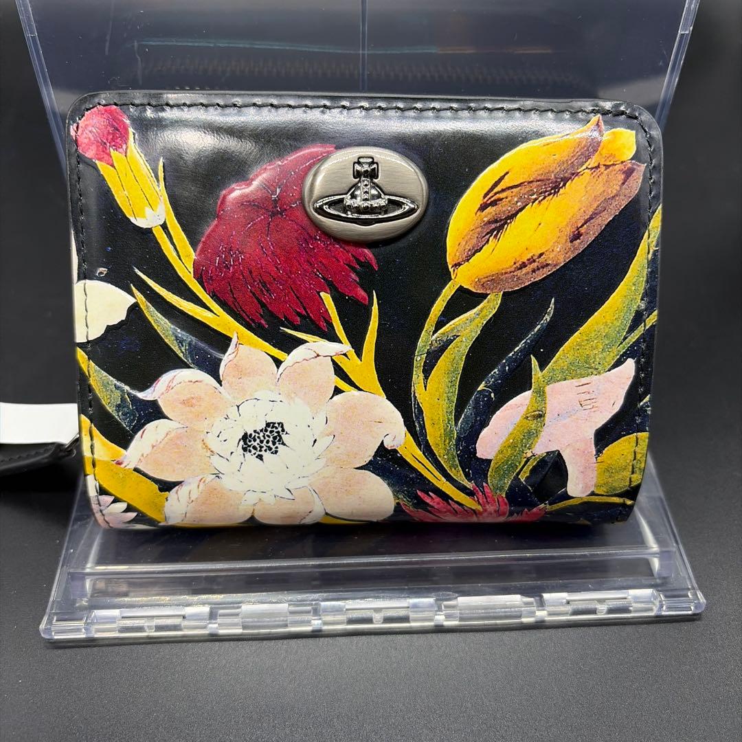 Vivienne Westwood カーピフラワー フラワープリント 二つ折財布