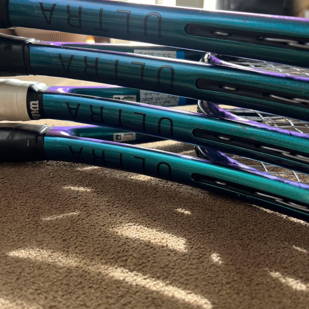 Wilson ウルトラツアー95CV V4 G3 4本セット309g 部活テニス