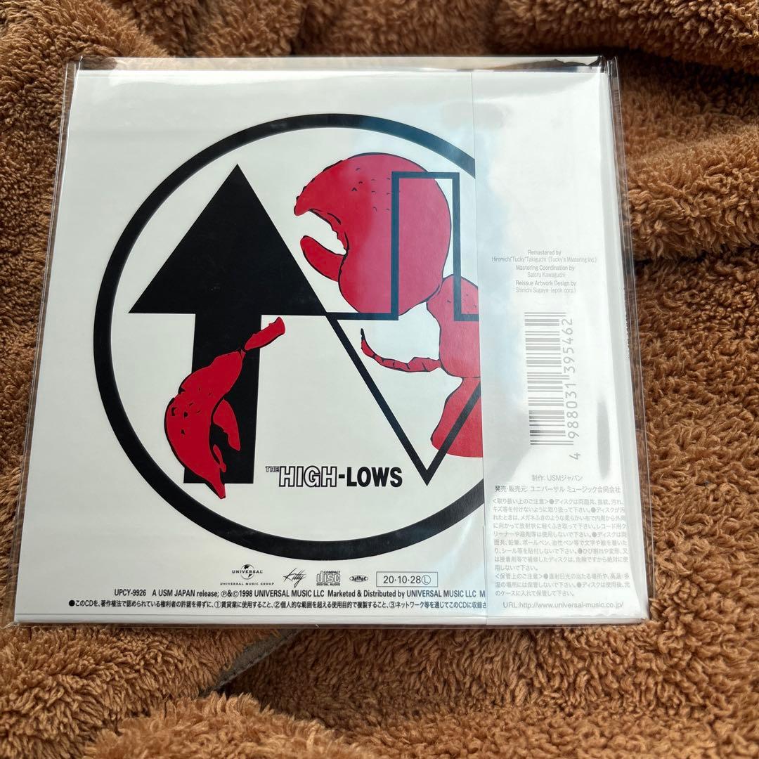 【新品未使用品】THE-HIGH-LOWS ロブスター 初回生産限定盤 おまけ付